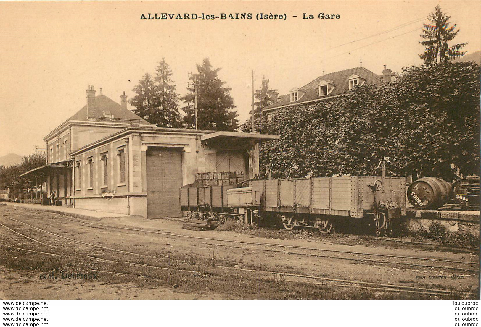 ALLEVARD LES BAINS LA GARE - Allevard