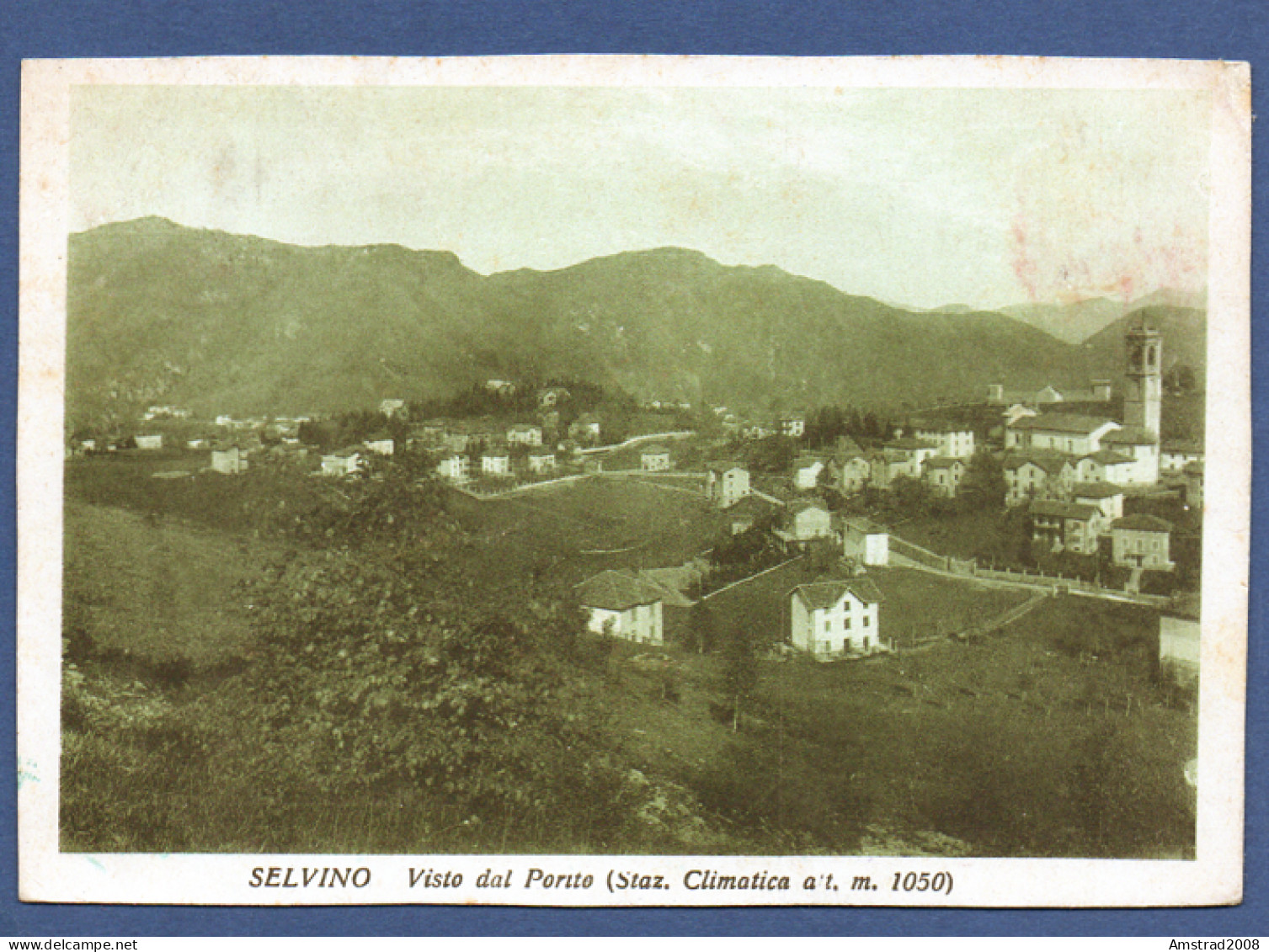 1947 - SELVINO - VISTO DAL PORTO - STAZIONE CLIMATICA  -  ITALIE - Bergamo
