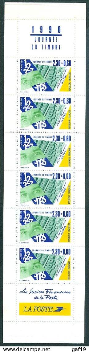 Carnet Journée Du Timbre 1990 N° Y&T: BC2640A Neuf Sans Charnière Non Plié - Tag Der Briefmarke