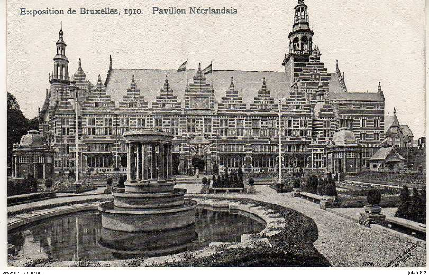BELGIQUE -  BRUXELLES - Exposition De 1910 - Pavillon Néerlandais - Expositions Universelles