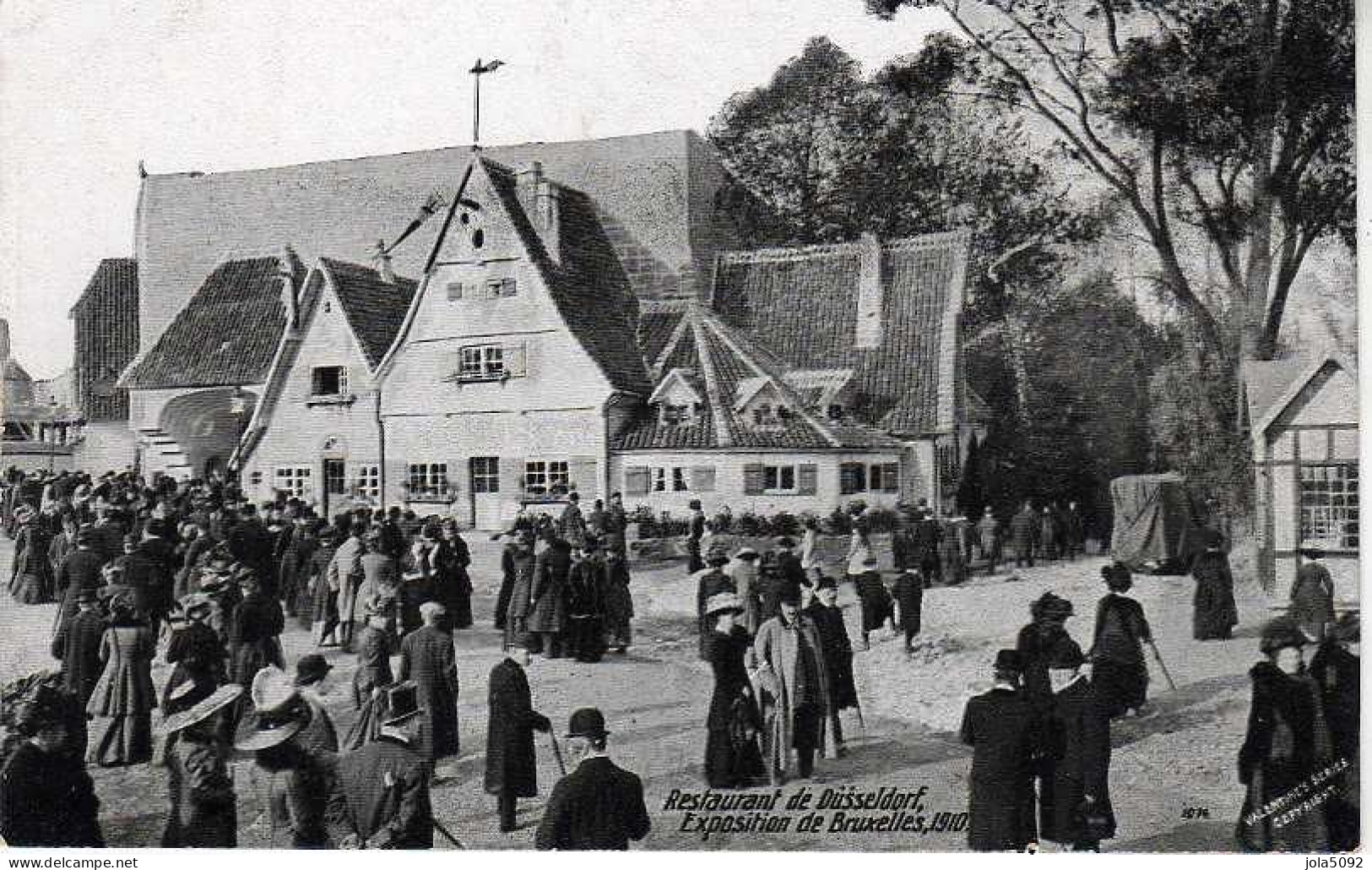 BELGIQUE -  BRUXELLES - Exposition De 1910 - Restaurant De Düsseldorf - Expositions Universelles