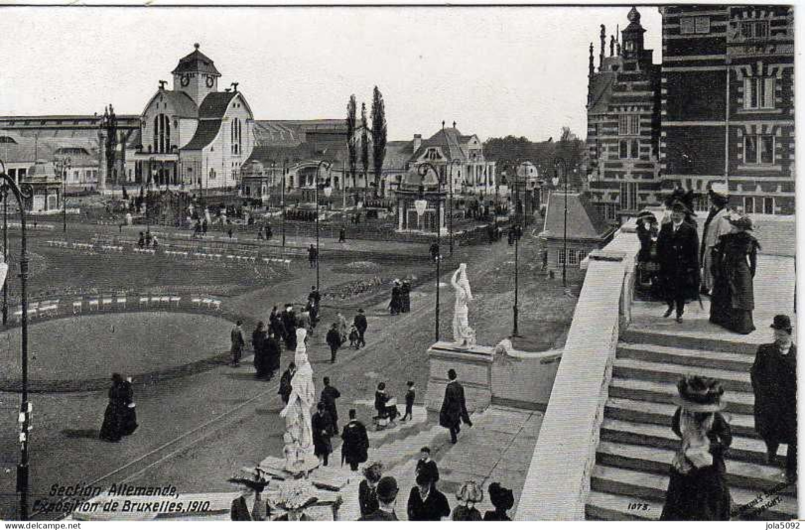 BELGIQUE -  BRUXELLES - Exposition De 1910 - Section Allemande - Expositions Universelles