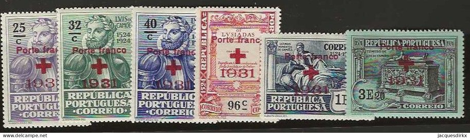 Portugal     .  Y&T      .  Franchise  49/54    .    *        .    Mint-hinged - Ungebraucht