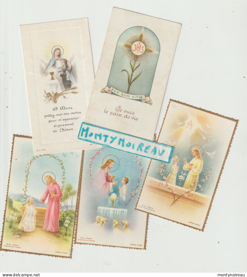 VP : Image  Religieuse : Orne : Saint Jean Des Bois : Lot De  5 , 1960 - Images Religieuses