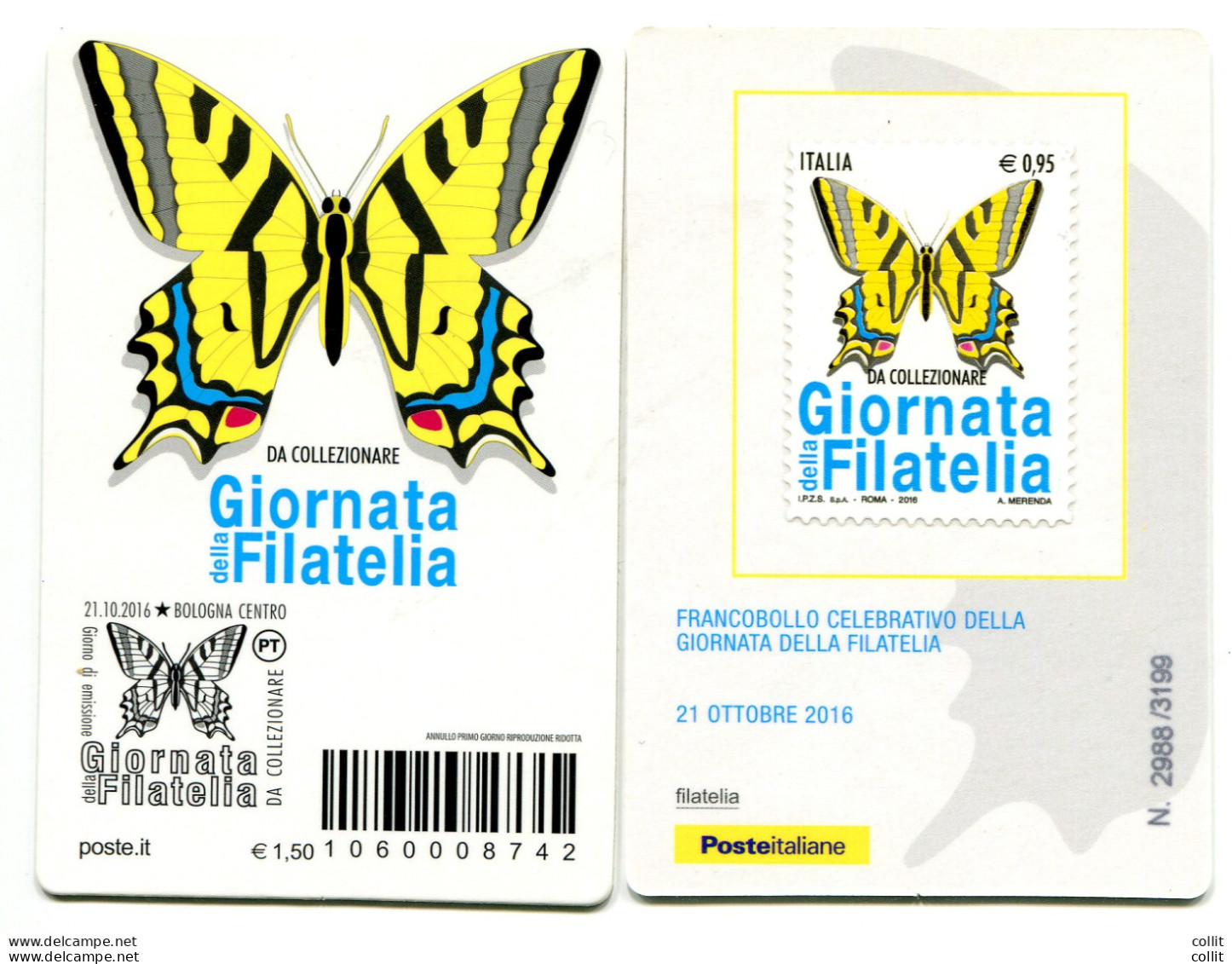 Tessera Filatelica Giornata Della Filatelia 2016 - Presentation Packs
