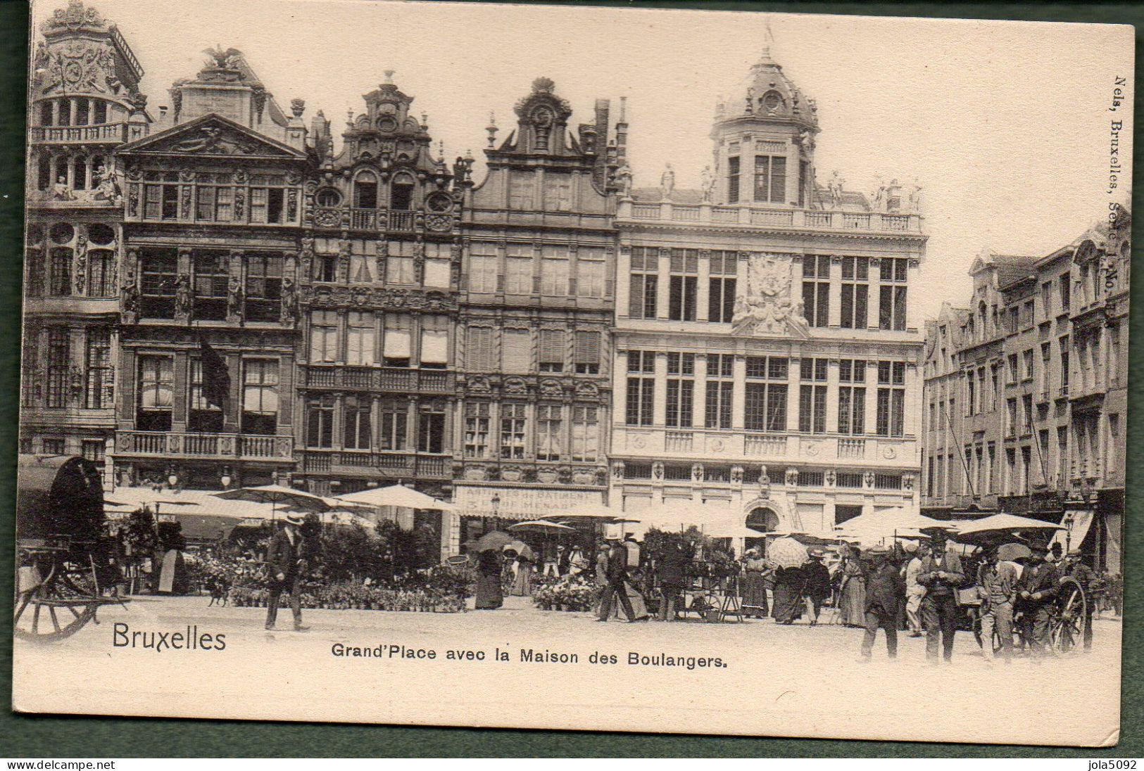 BELGIQUE -  BRUXELLES - Grand'Place Avec La Maison Des Boulangers - Mercati