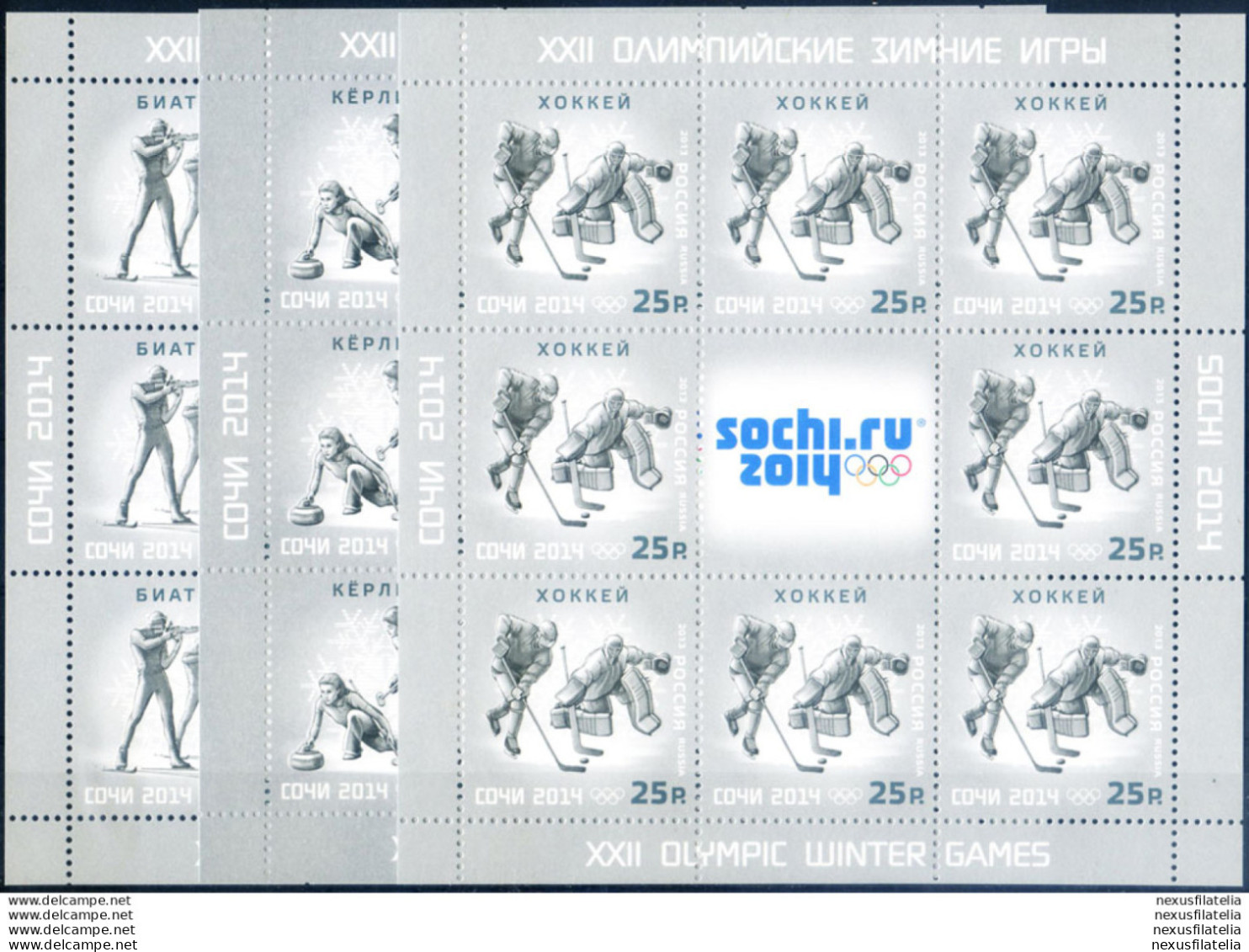 Sport. Olimpiadi Sochi 2013. - Blocks & Sheetlets & Panes