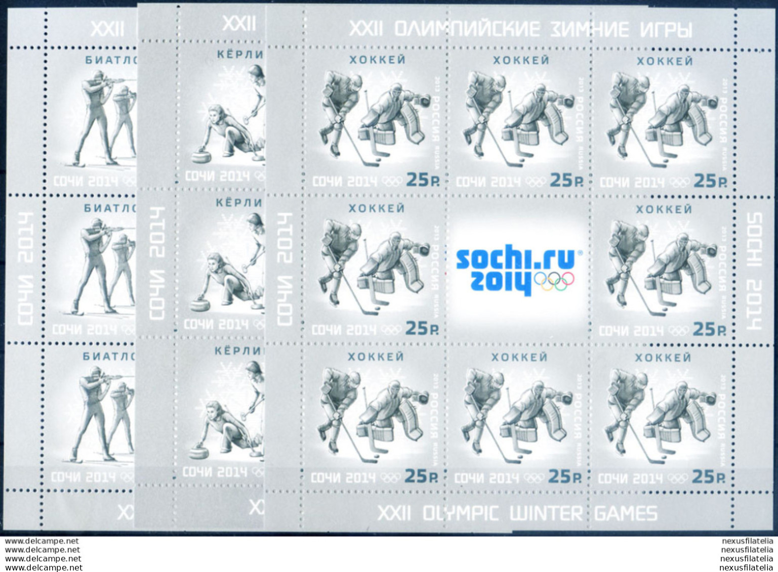 Sport. Olimpiadi Sochi 2013. - Blocks & Sheetlets & Panes