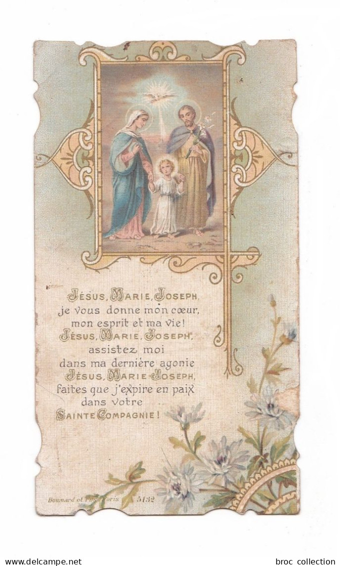 Jésus, Marie, Joseph, Sainte Famille, éd. Boumard Et Fils N° 5132 - Images Religieuses