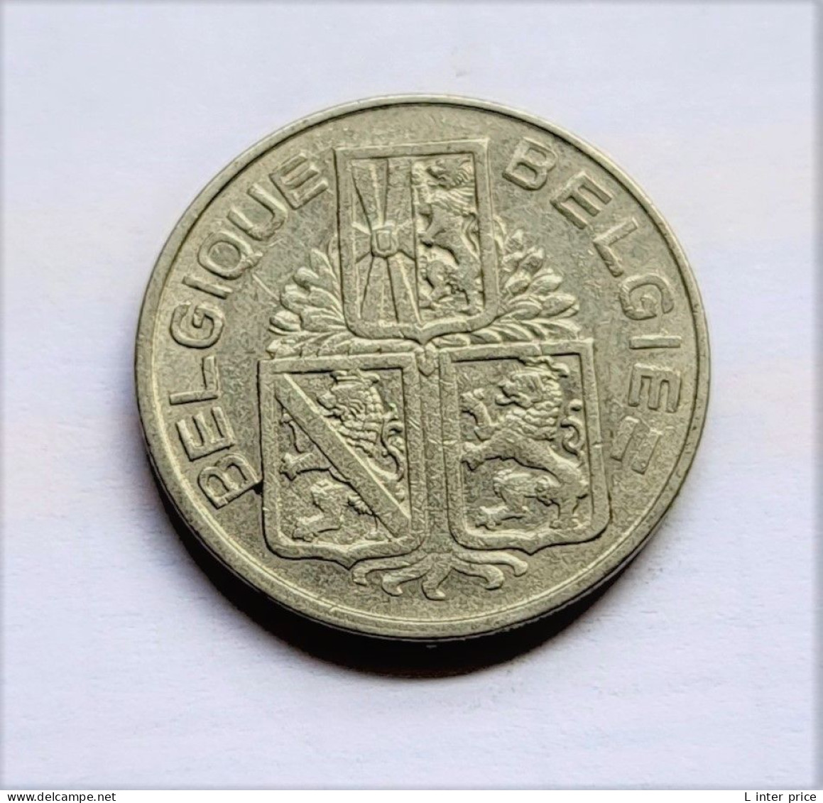 BELGIQUE - Rare Monnaie Fautée De 1 Franc 1939 (NLD/FRA) - TTB - 1 Franc