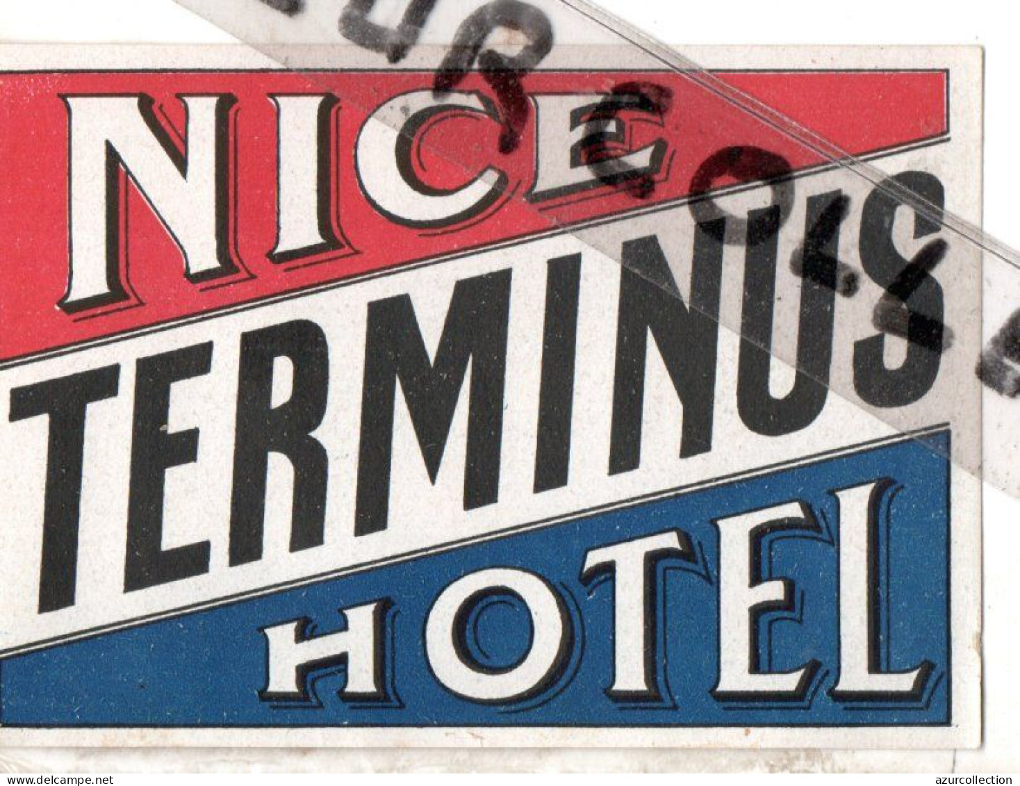 NICE . TTERMINUS  HOTEL - Hotelaufkleber