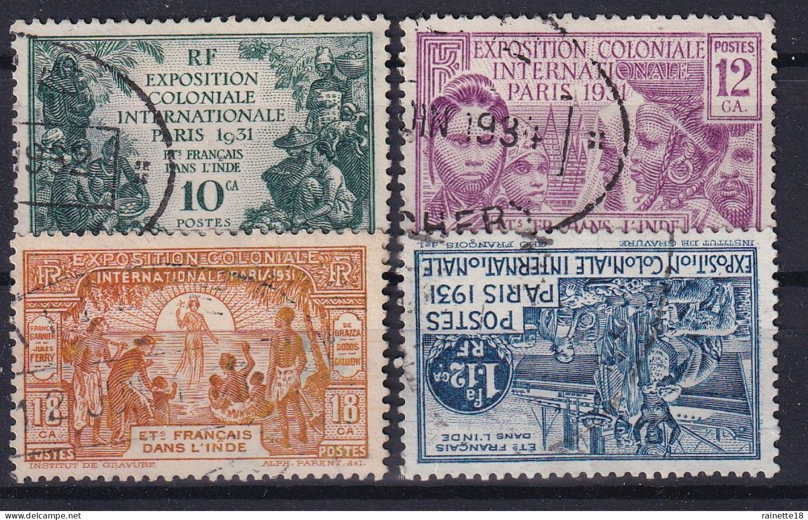 Inde               105/108 Oblitérés - Used Stamps