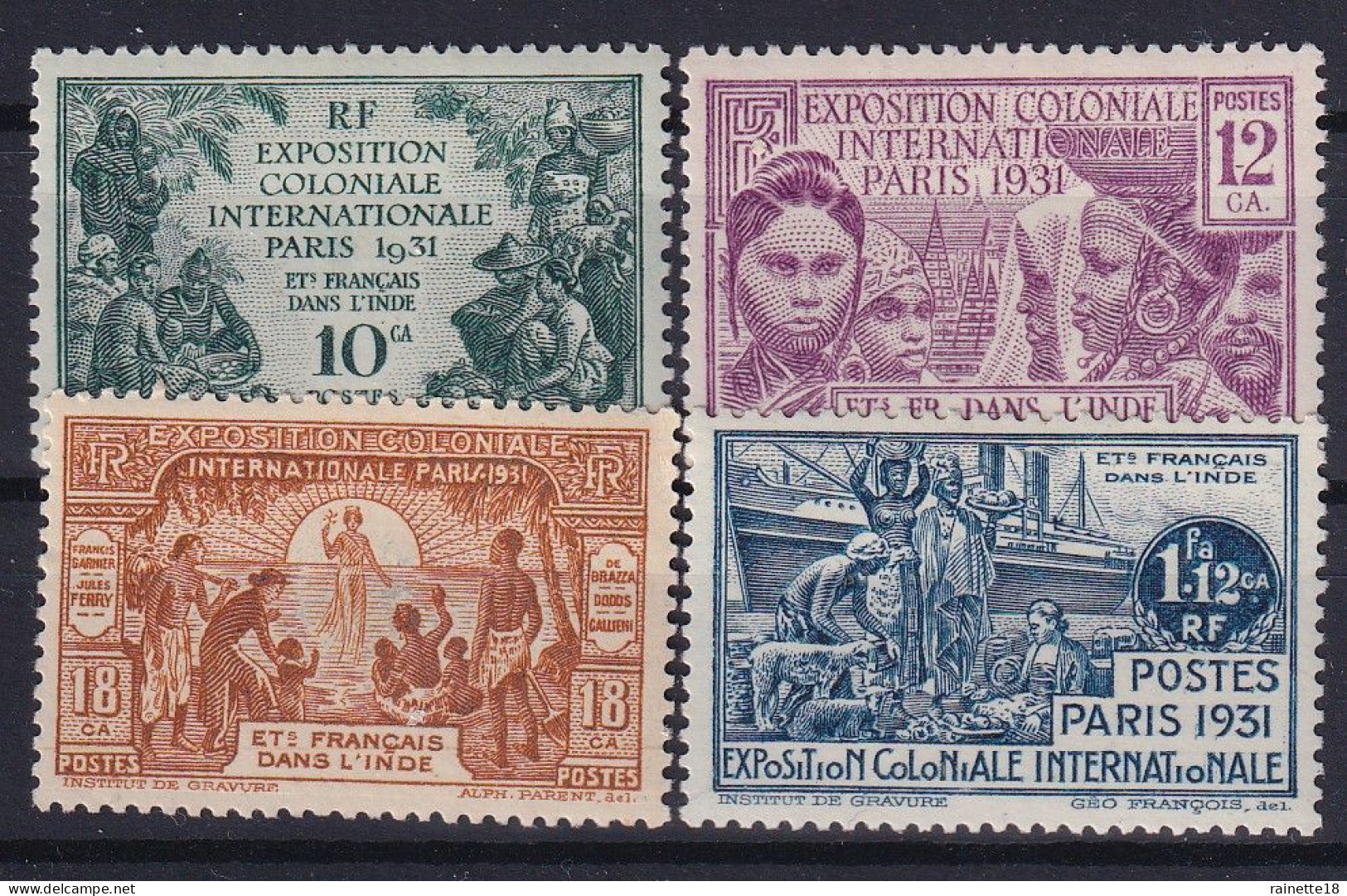 Inde               105/108 * - Unused Stamps
