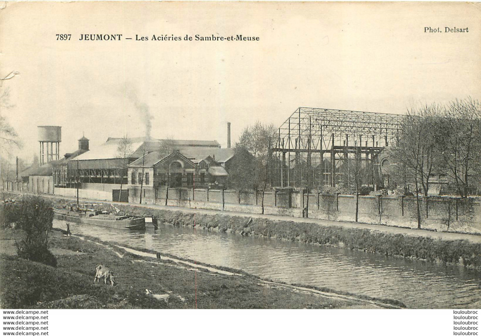 JEUMONT  LES ACIERIES DE SAMBRE ET MEUSE - Jeumont