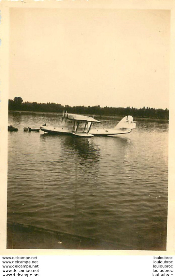 BLERIOT 5190 SANTOS DUMONT  CAUDEBEC EN CAUX 1934 PHOTO ORIGINALE 8.50 X 6 CM - Aviación
