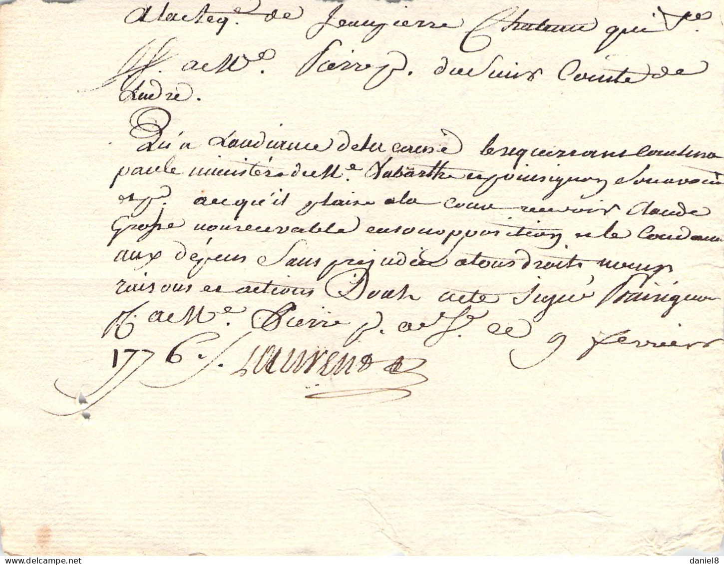 Document à Identifier  Lorraine Et Bar Neuf Deniers 1776 - Non Classés