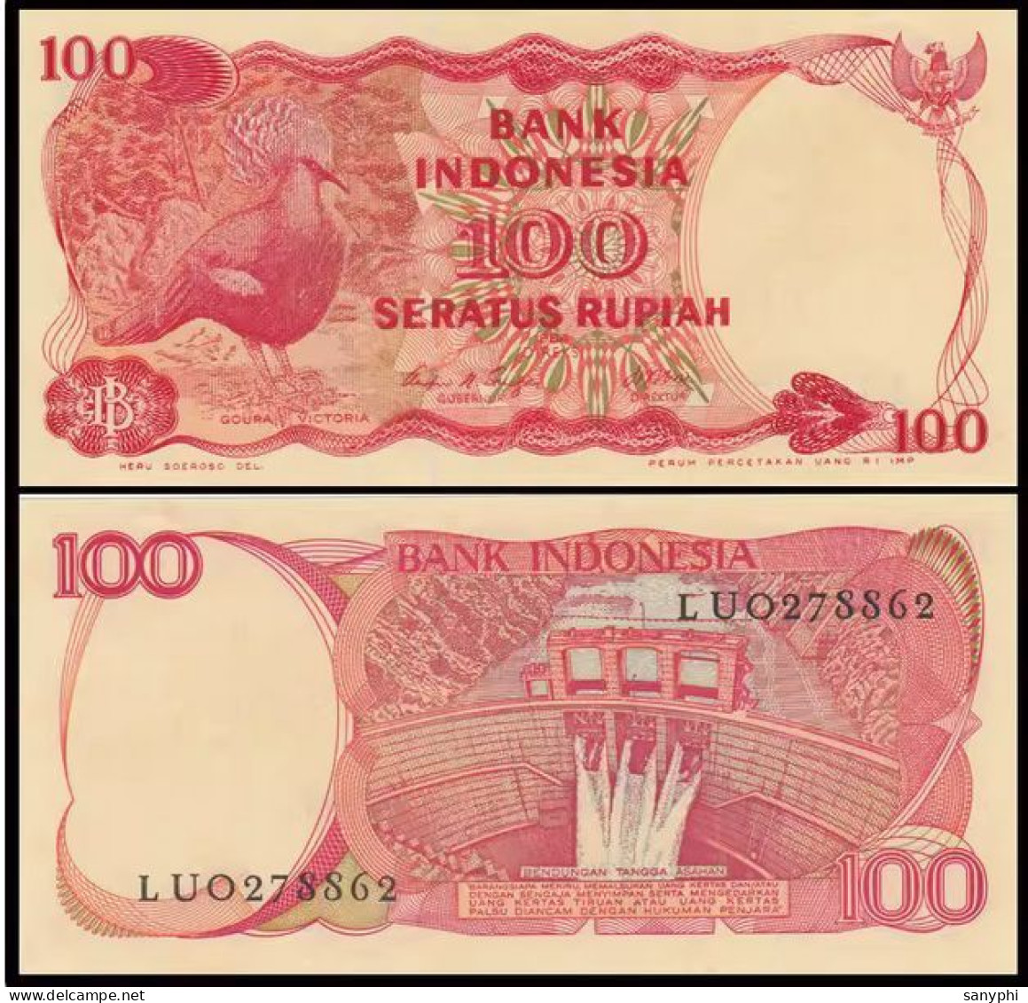 Indonesia Bank 1984 100R - Indonésie