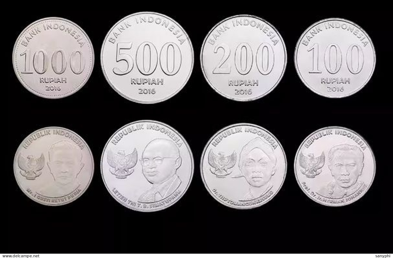 Indonesia Bank 4 Coins 2016  - Indonesien