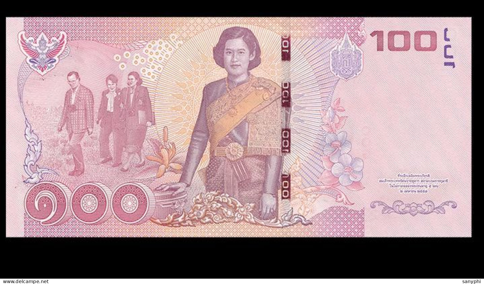 Thailand Banknote 2015 100b - Tailandia