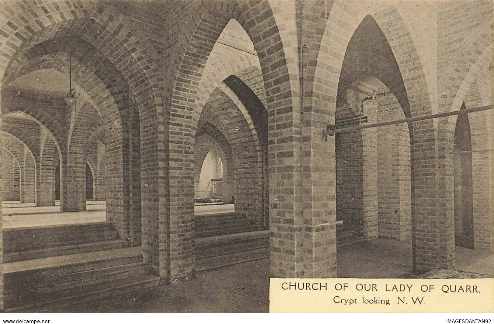 ROYAUME UNI AP#DC043 ISLE OF WIGHT CHURCH OF OUR LADY OF QUARR LA CRYPTE - Other & Unclassified