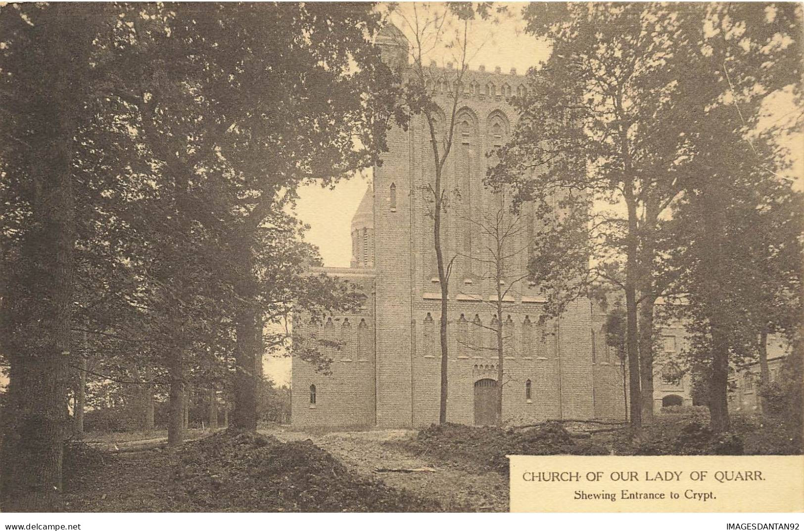 ROYAUME UNI AP#DC037 ISLE OF WIGHT CHURCH OF OUR LADY OF QUARR ENTREE DE LA CRYPTE - Other & Unclassified
