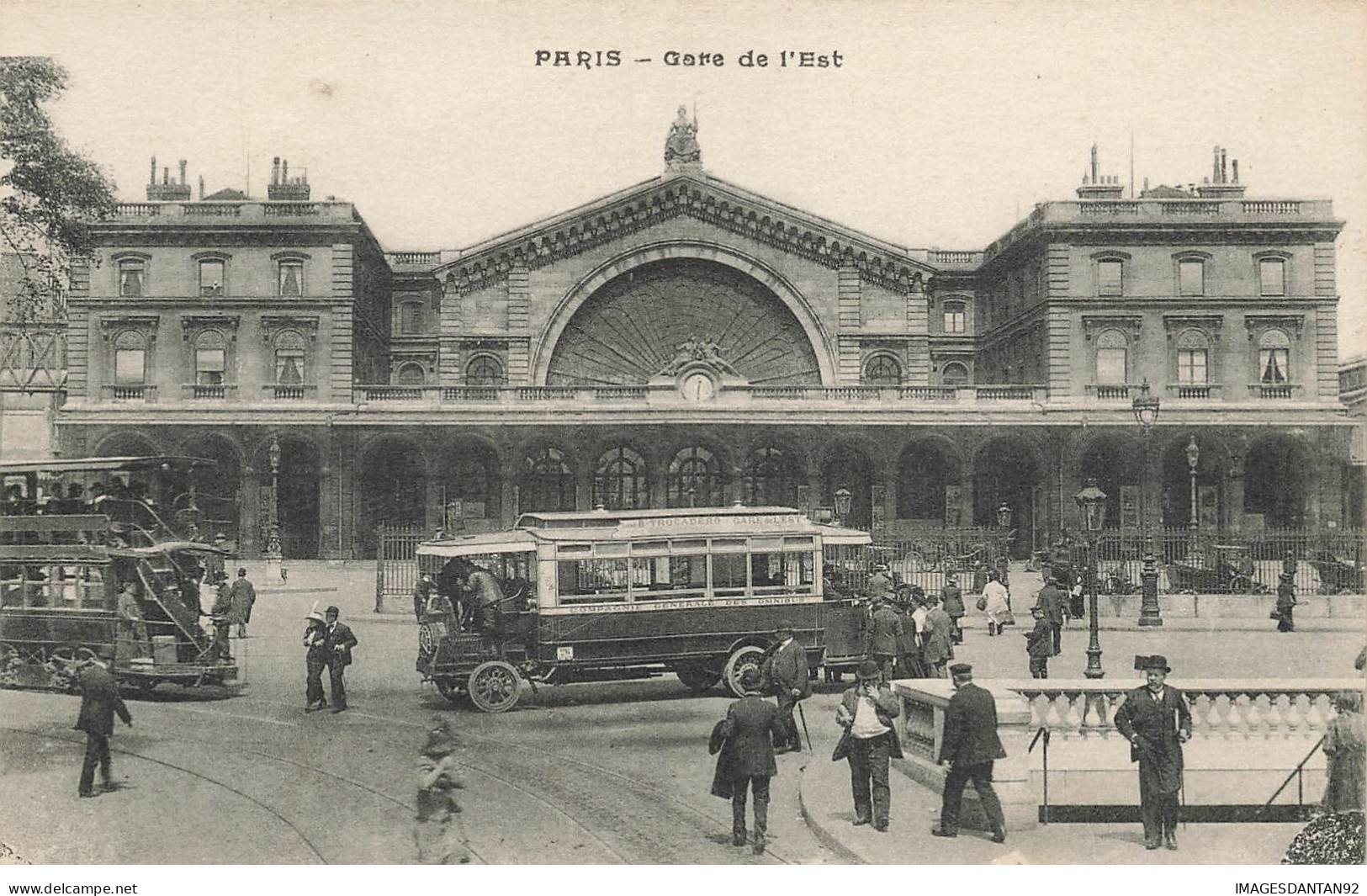 75 PARIS AN#MK0888 GARE DE L EST OMNIBUS - Metro, Estaciones