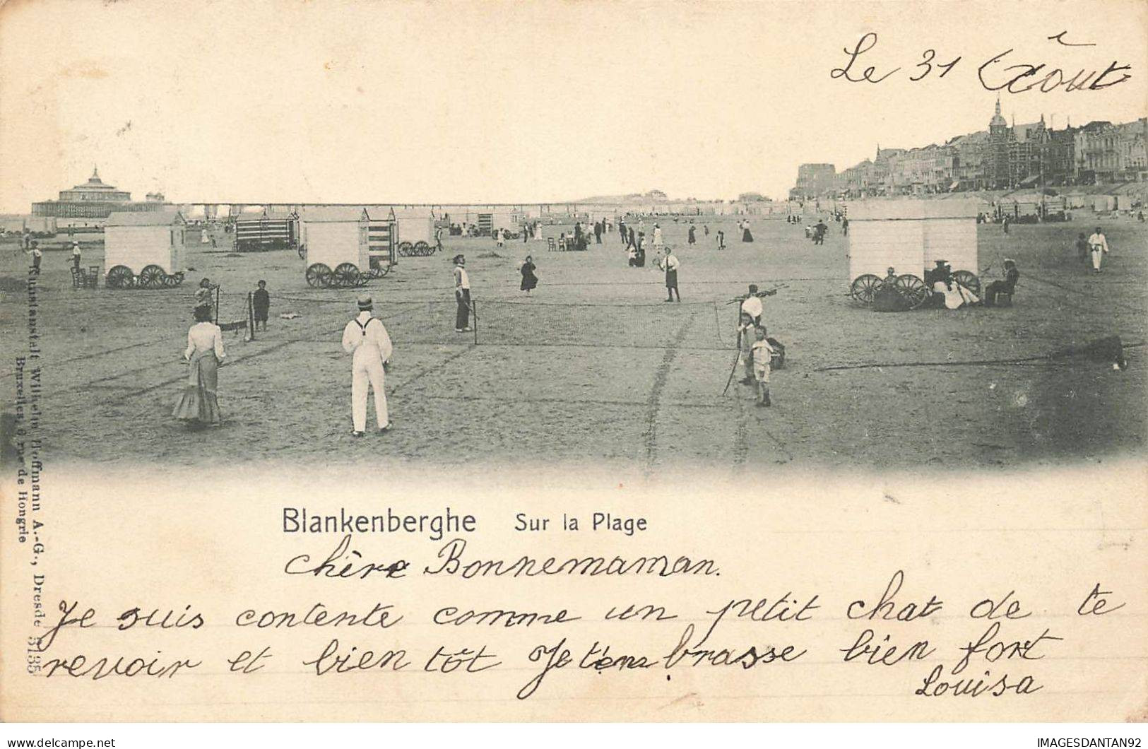 BELGIQUE #FG55497 BLANKENBERGHE SUR LA PLAGE TENNIS - Blankenberge