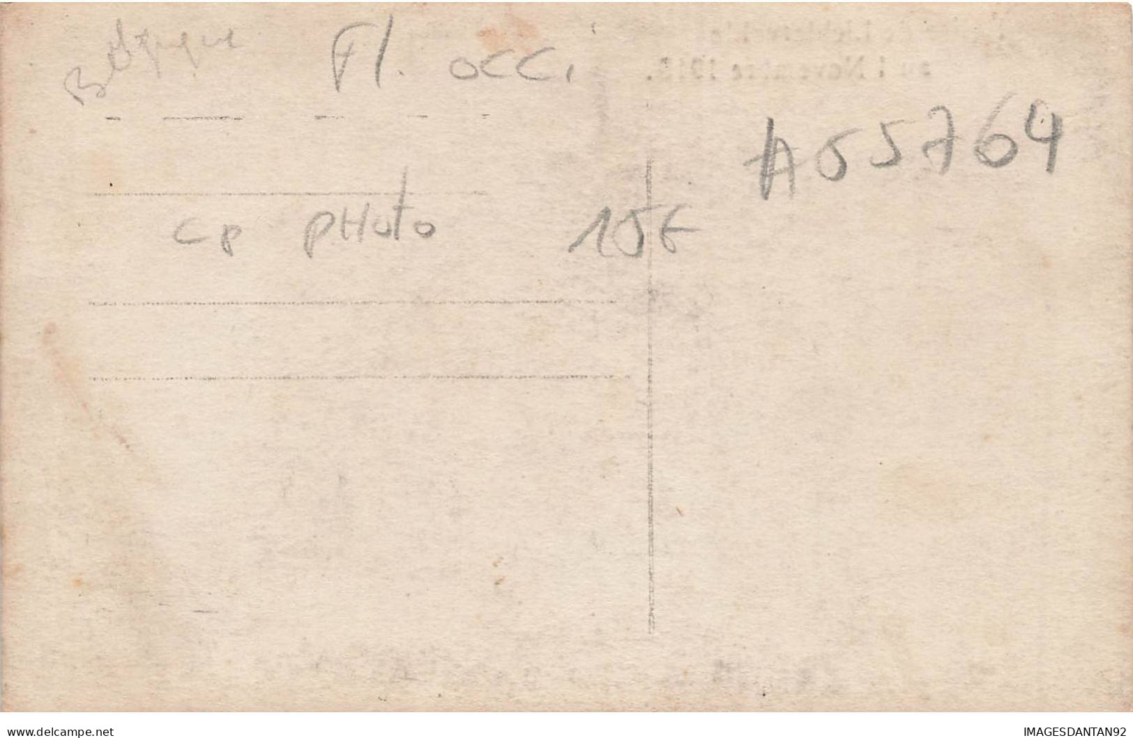 BELGIQUE #FG55764BIS EGLISE DE LICHTERVELDE DETRUITE CARTE PHOTO AU 11 NOVEMBRE 1918 - Lichtervelde