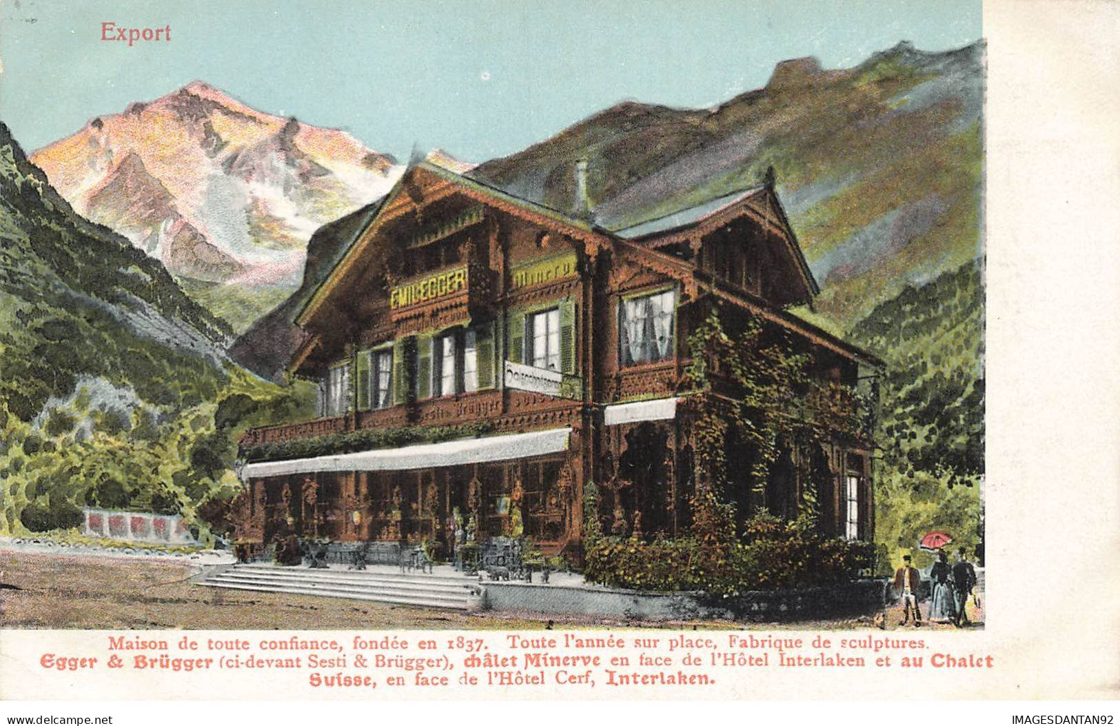 SUISSE AP#DC089 INTERLAKEN UN CHALET SUISE - Interlaken