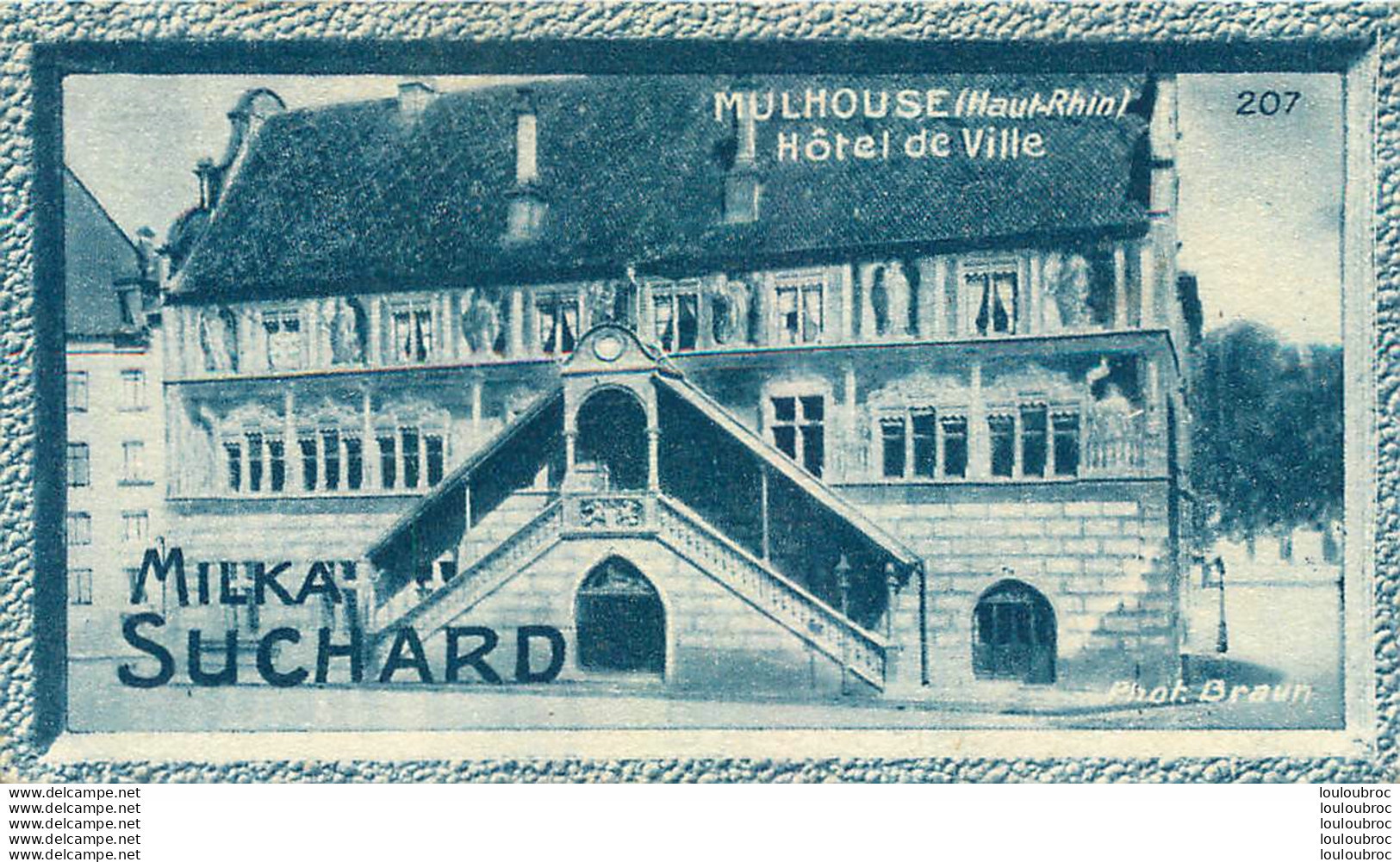 CHROMO MILKA SUCHARD MULHOUSE PHOTO BRAUN - Suchard