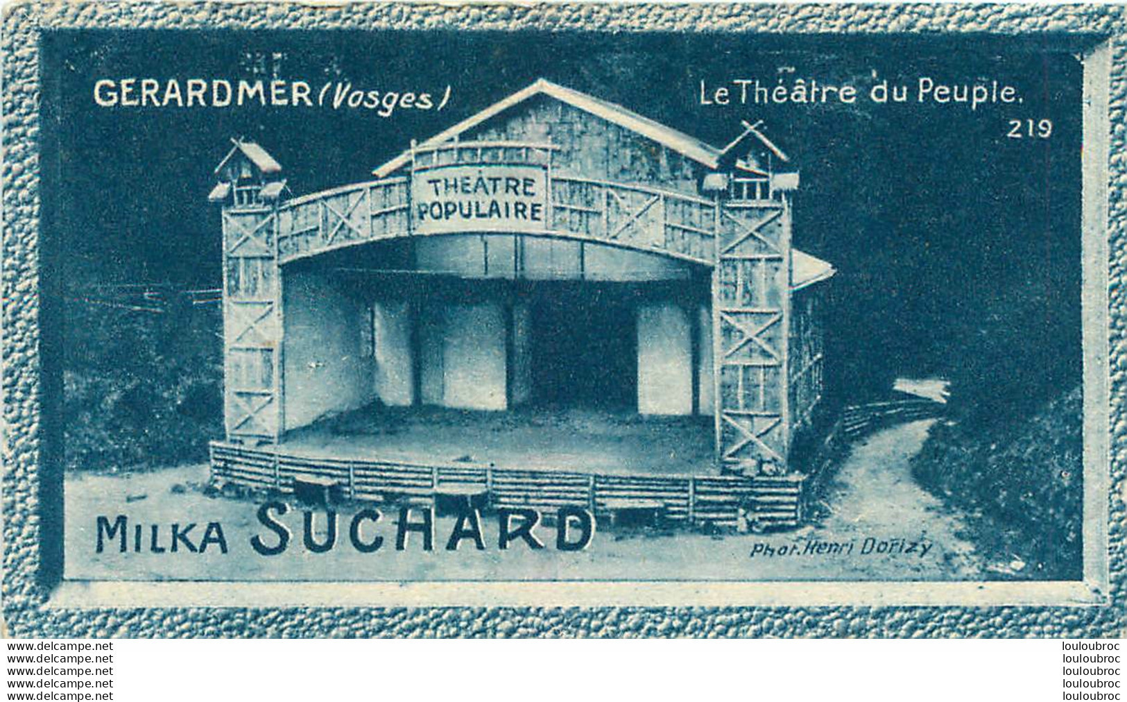 CHROMO MILKA SUCHARD GERARDMER PHOTO DORIZY - Suchard