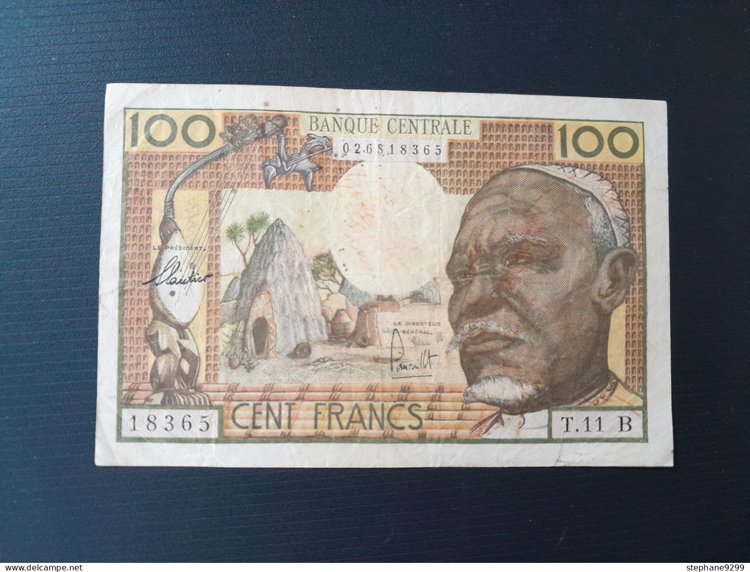 AFRIQUE EQUATORIALE 100 FRANCS 1963.LETTRE A.RARE - Autres - Afrique