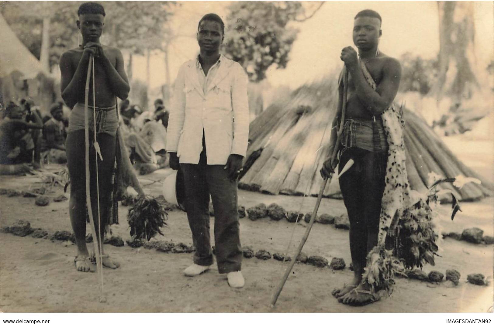 GUINEE FRANCAISE #FG54865 TRIBU CONIANGHIS TYPE ETHNOLOGIQUE CARTE PHOTO - French Guinea