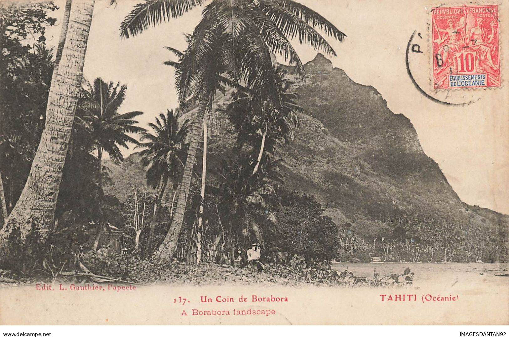 TAHITI #FG54939 UN COIN DE BORABORA BORA BORA - Tahiti