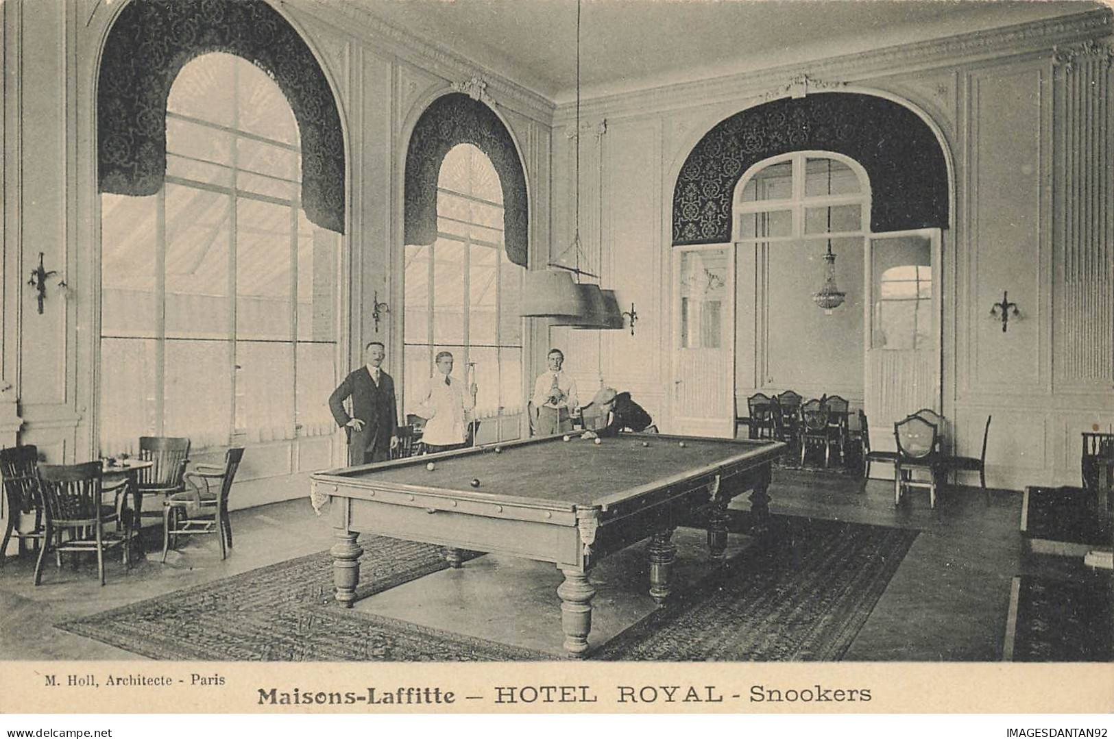 78 MAISONS LAFFITTE #FG55044 HOTEL ROYAL SNOOKER BILLARD TABLE SPORT - Maisons-Laffitte