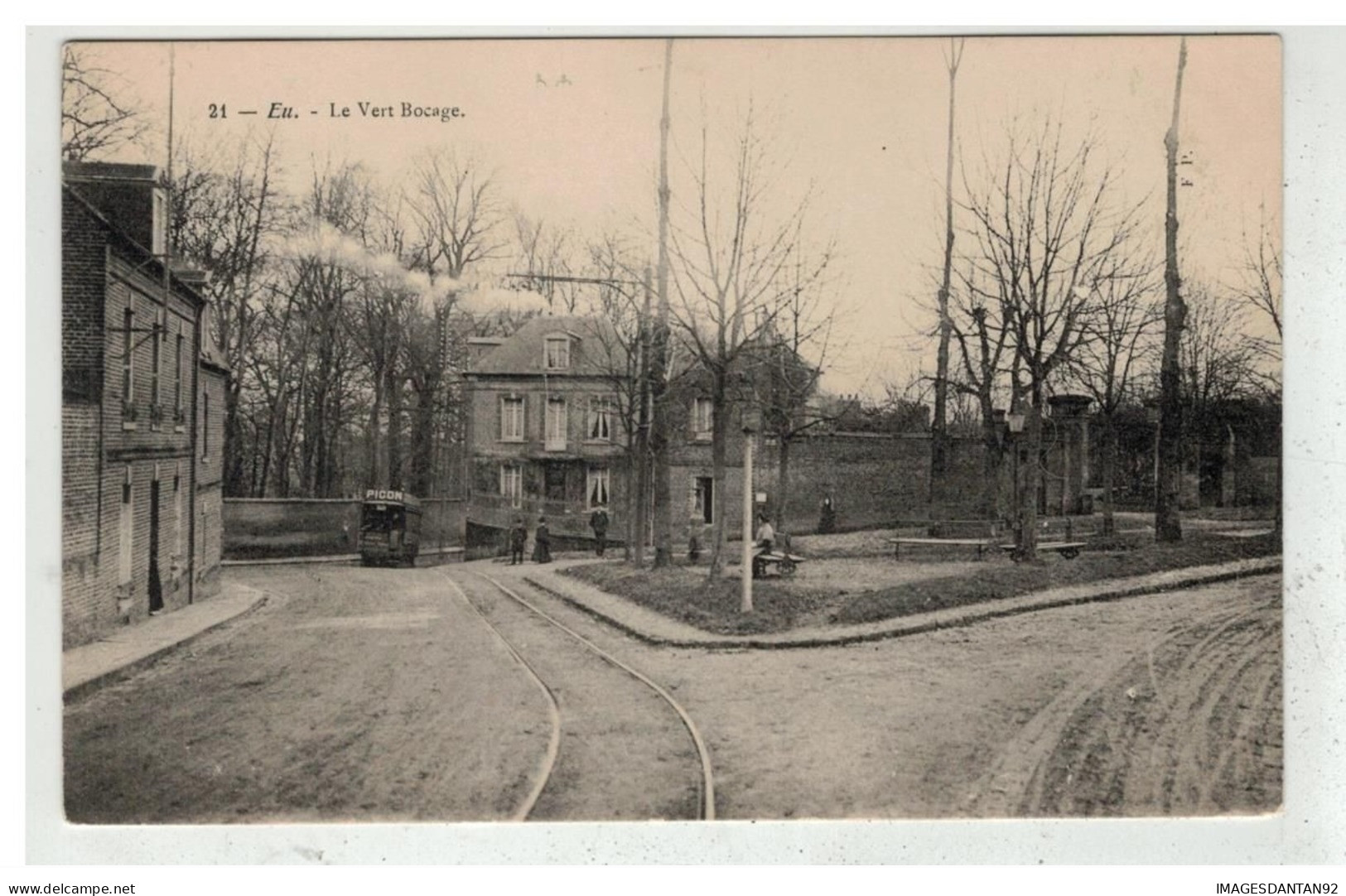 76 EU #13995 LE VERT BOCAGE N°21 TRAMWAY - Eu