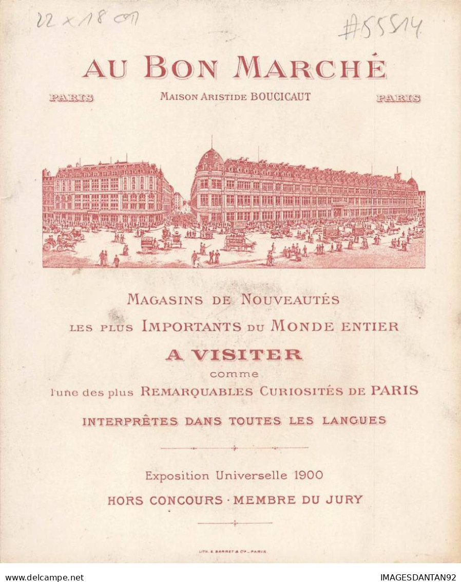 CHROMO #FG55514 AU BON MARCHE LE VIOLON 22 X 18 CM PAR GIRARDET - Au Bon Marché