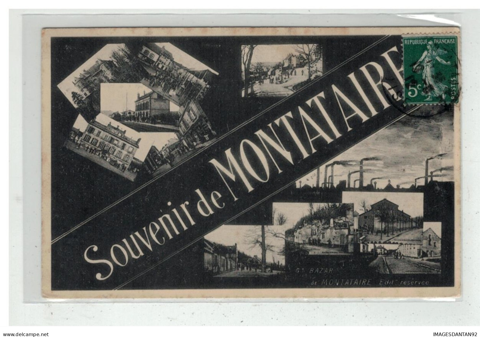 60 MONTATAIRE #10242 SOUVENIR DE .... VUES MULTIPLES - Montataire