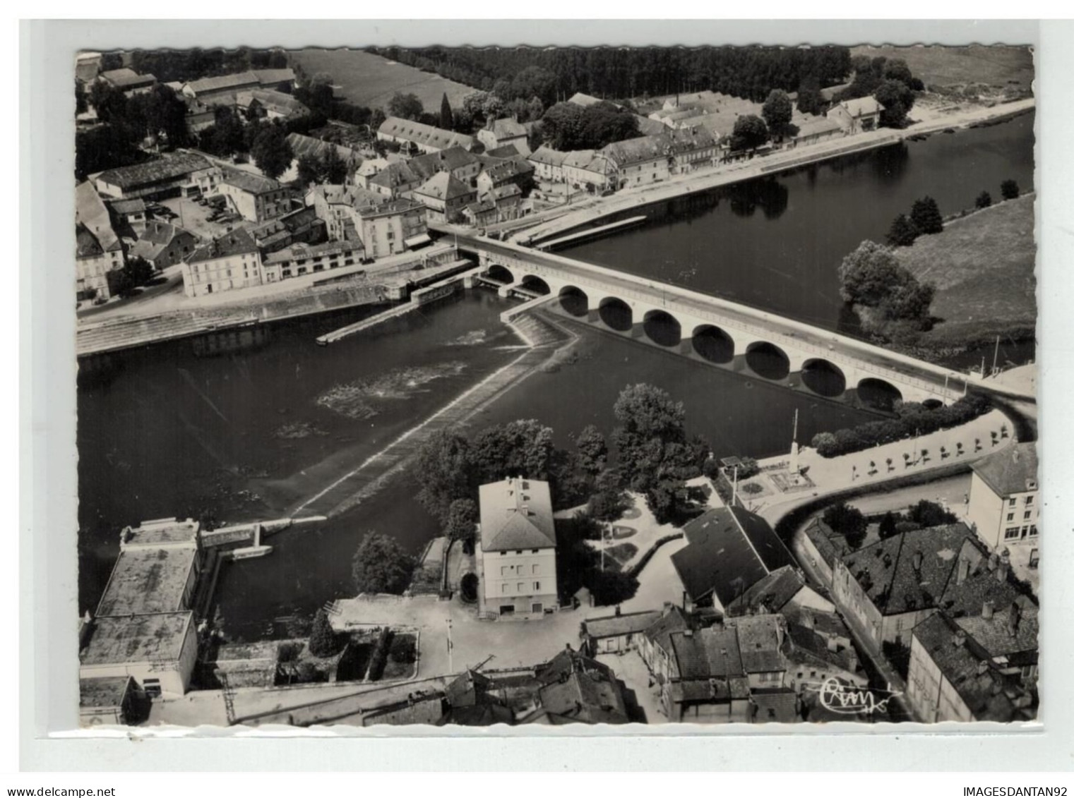 70 GRAY #12314 VUE AERIENNE PONT SUR LA SAONE USINE ELECTRIQUE ET BARRAGE N°18178 - Gray