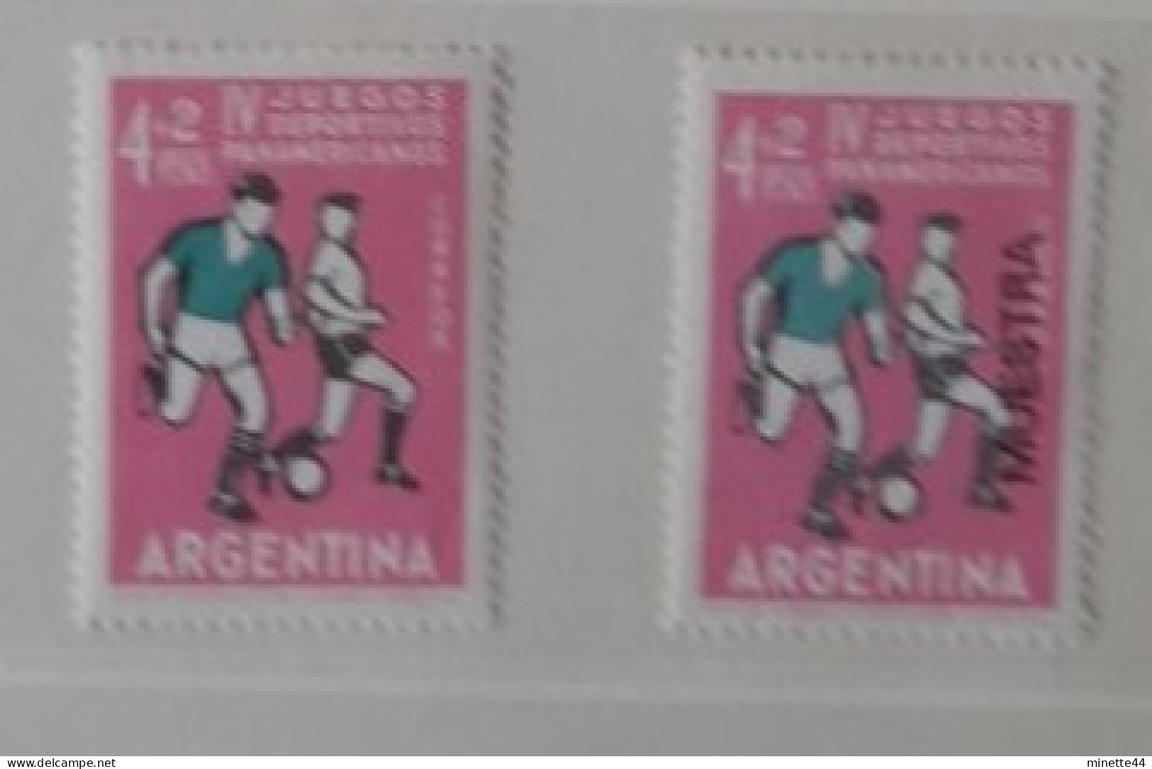 ARGENTINE ARGENTINA MNH** 1963 + MUESTRA FOOTBALL FUSSBALL SOCCER CALCIO VOETBAL FUTBOL FUTEBOL FOOT FOTBAL - Nuovi