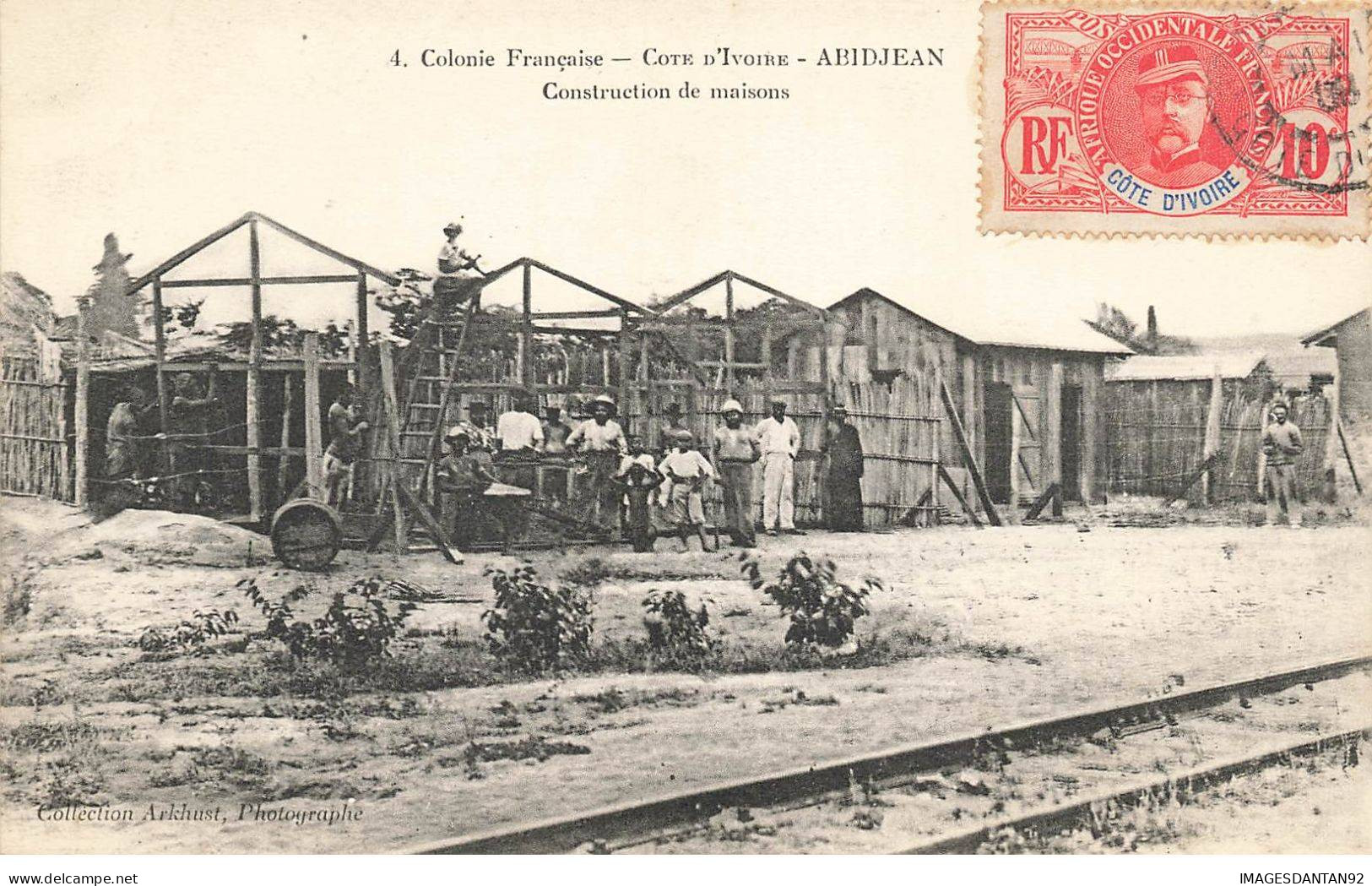 COTE D IVOIRE #FG55963 ABIDJEAN ABIDJAN CONSTRUCTION DE MAISONS - Côte-d'Ivoire