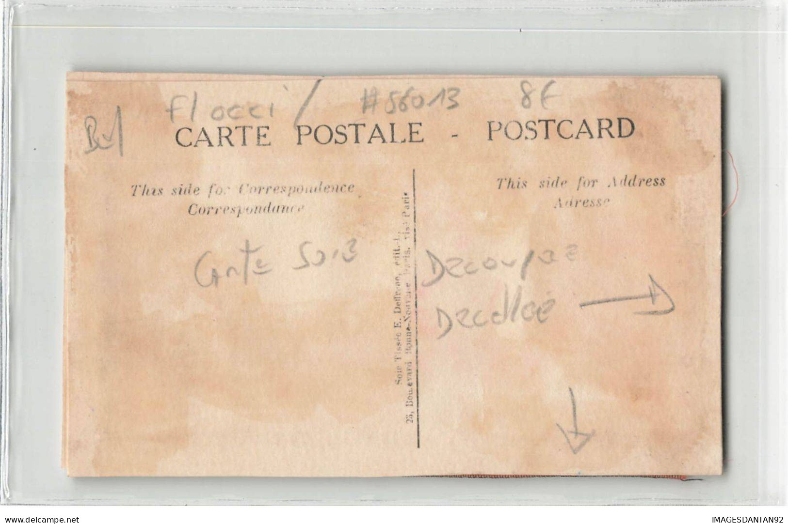 BELGIQUE #FG56013 DIKSMUIDE DIXMUDE 1914 CARTE SOIE TISSEE GUERRE - Diksmuide