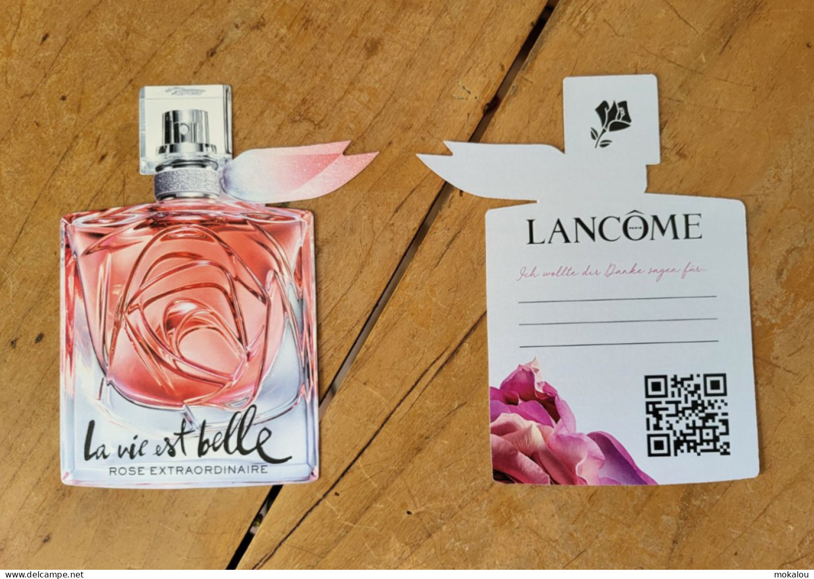 Carte Lancome La Vie Est Belle Rose Extraordinaire - Modern (ab 1961)
