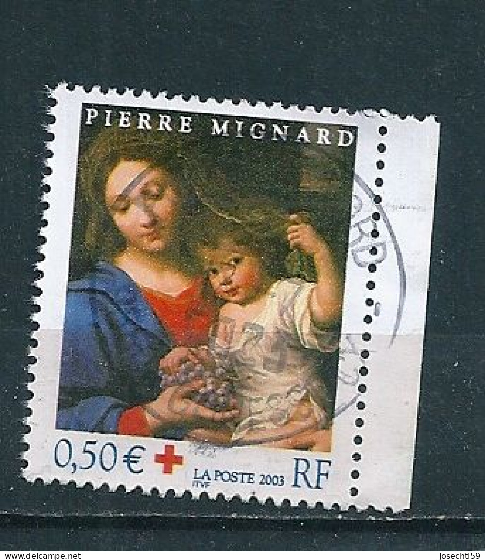 N°  3620 Vierge à La Grappe Timbre France Croix Rouge 2003 Oblitéré - Gebruikt