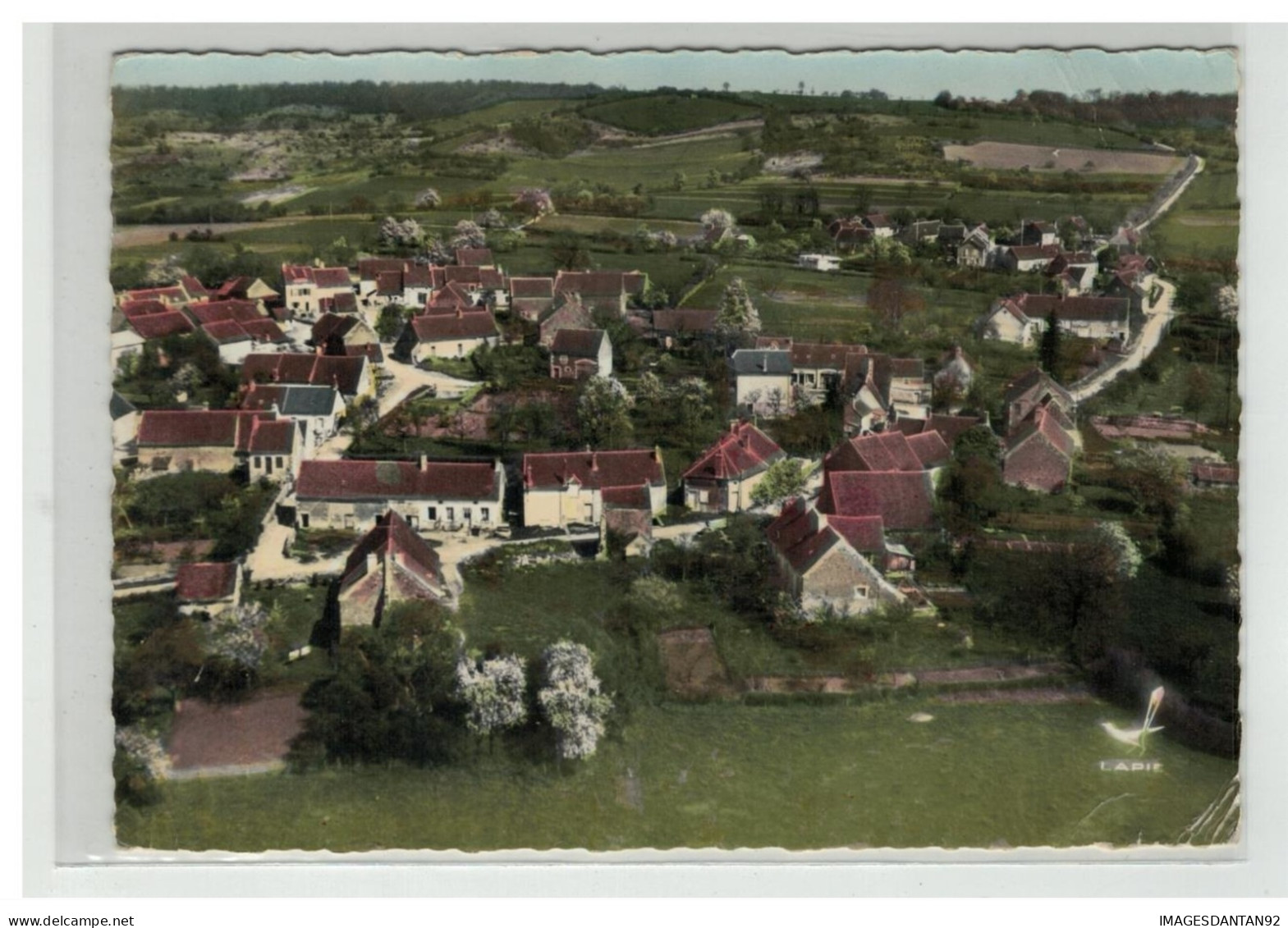 58 LES TAULES PRES CHATEAUNEUF VAL DE BARGIS #10541 VUE GENERALE AERIENNE N°2 K - Sonstige & Ohne Zuordnung