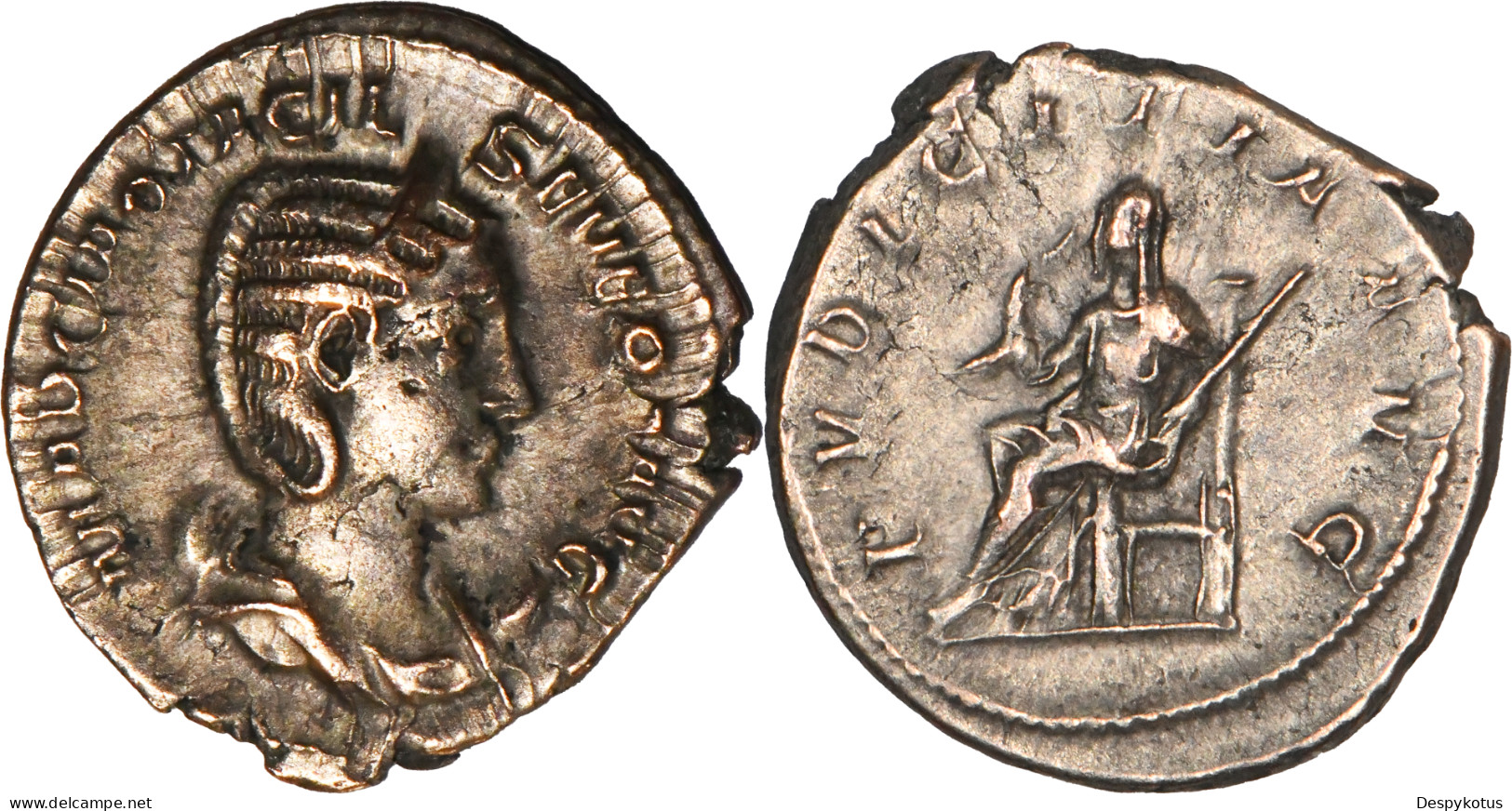 ROME - Antoninien - OTACILIE SEVERA - Pudicita - 245 AD - RIC.123c - 19-192 - The Severans (193 AD Tot 235 AD)