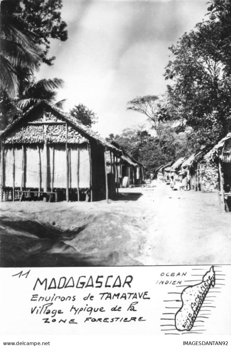 MADAGASCAR #FG56173 TAMATAVE VILLAGE TYPIQUE DE LA ZONE FORESTIERE - Madagascar