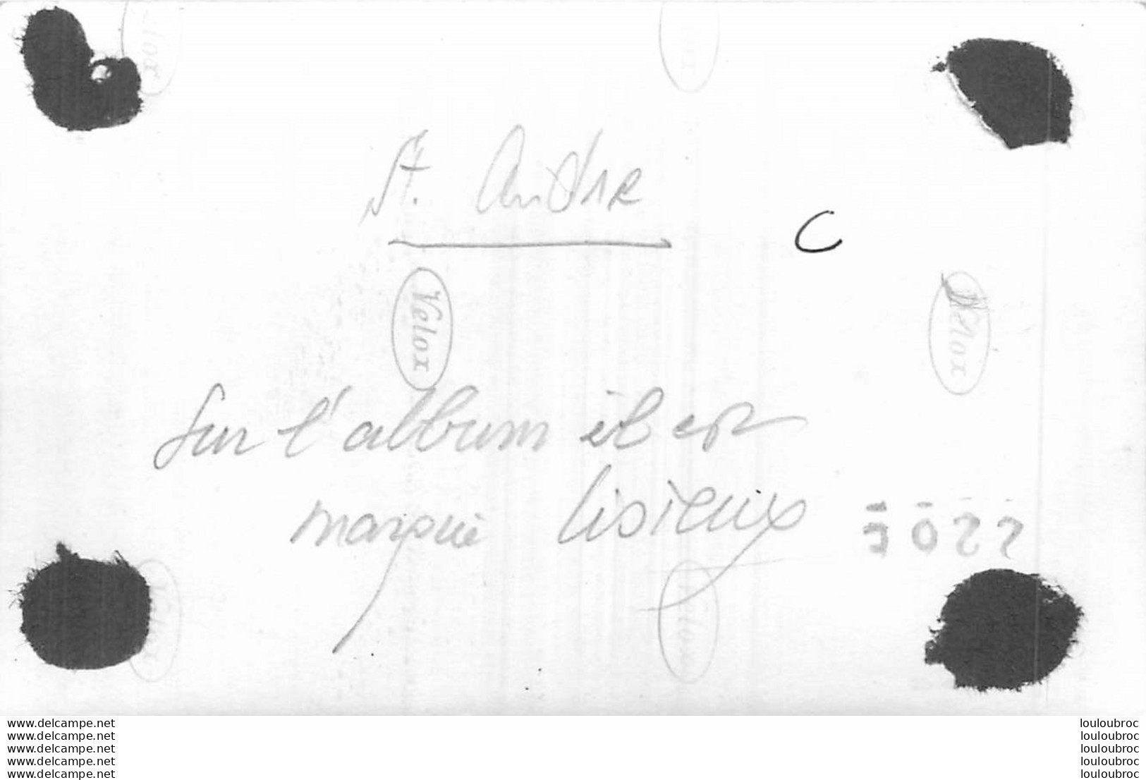 LISIEUX RUINES PLACE SECONDE GUERRE PHOTO ORIGINALE 11 X 7 CM - 1939-45