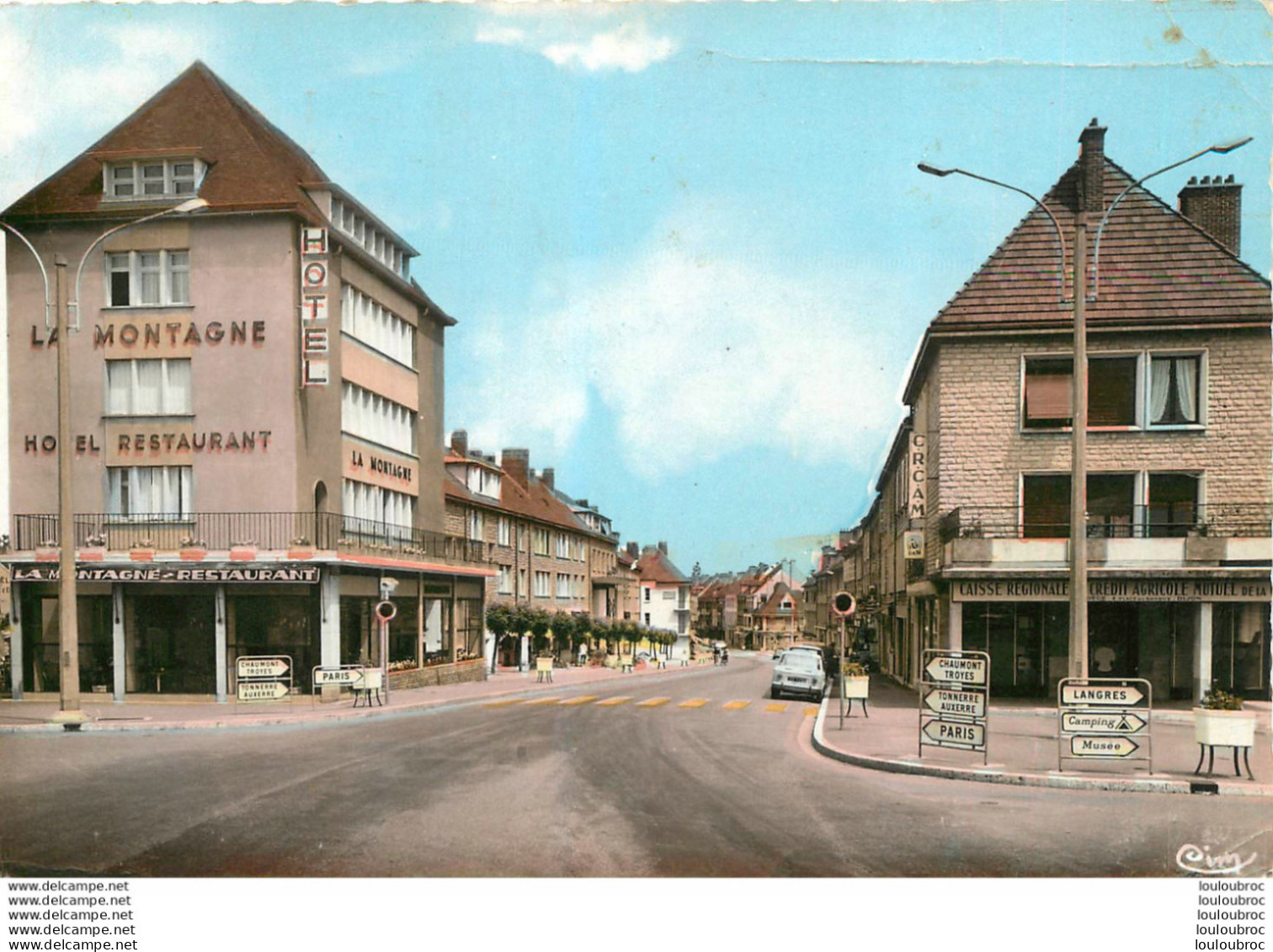 CHATILLON SUR SEINE ENTREE DE LA VILLE HOTEL RESTAURANT LA MONTAGNE - Chatillon Sur Seine