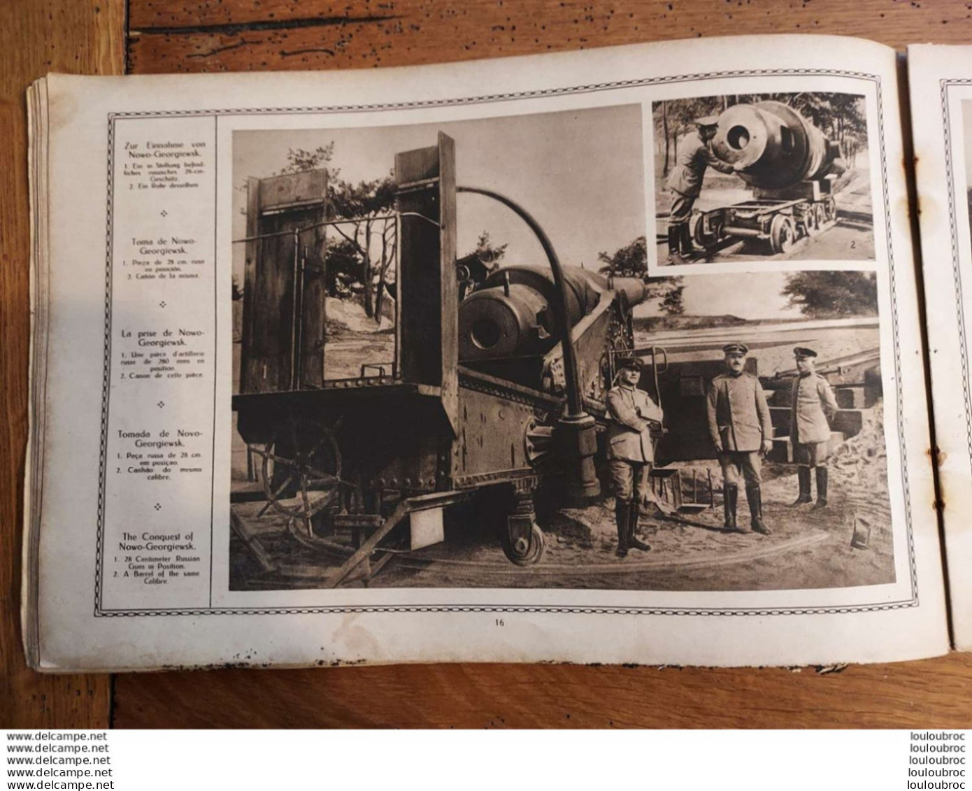 ALBUM DE LA GRANDE GUERRE DER GROSSE KRIEG IN BILDERN  N°10  1915  PUBLIE PAR DEUTSCHER  UBERSEEDIENST 48 PAGES